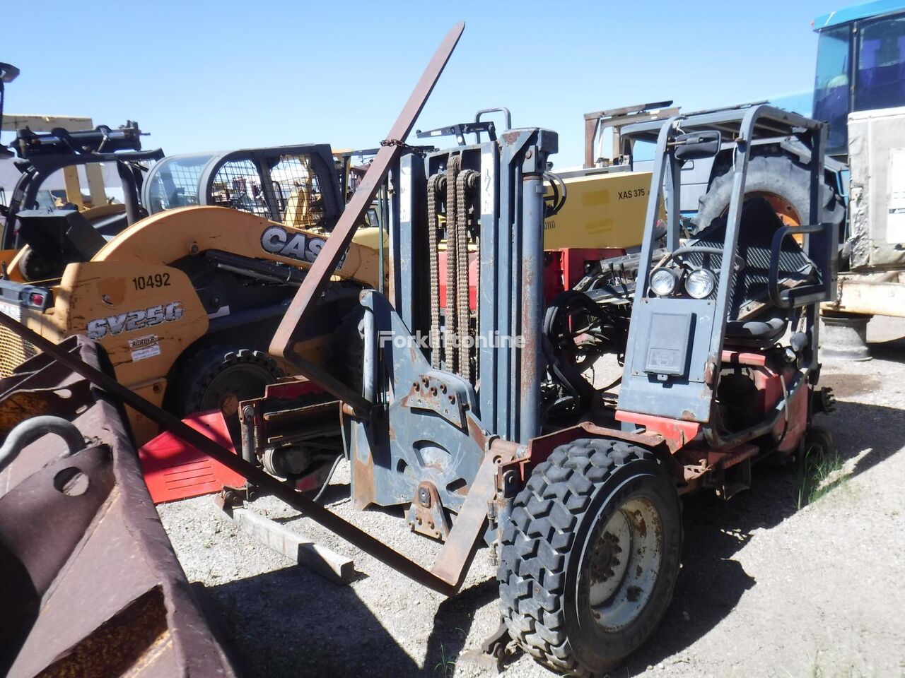 Moffett M5000LP truck mounted forklift for parts